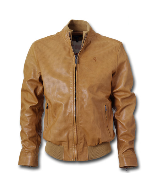 ferrari puma leather jacket