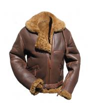Zadok Irvin Sheepskin Bomber Jacket