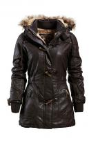 Bravour Duffle Leather Coat