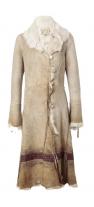 Charmter Shearling Long Leather Coat