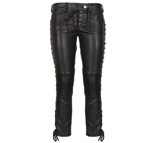 Diyu Leather Lace Hot Pants