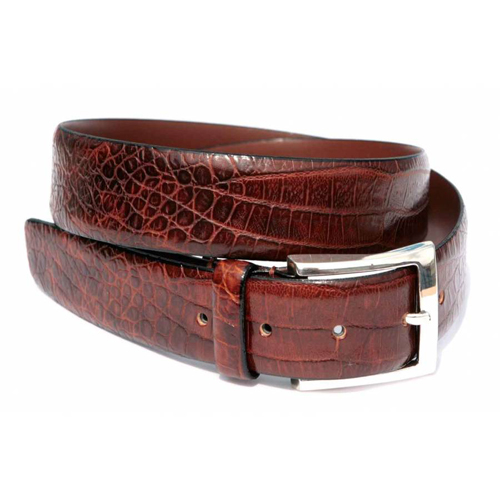 Rhika Crocodile Leather Belt