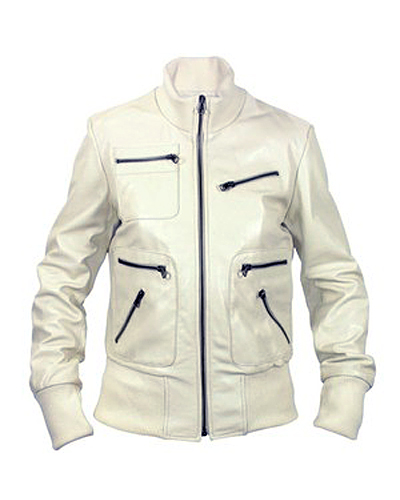 Pallidex White Bomber Jacket 