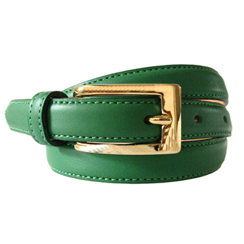 Pyriko Green Leather Belt Leather4sure Women