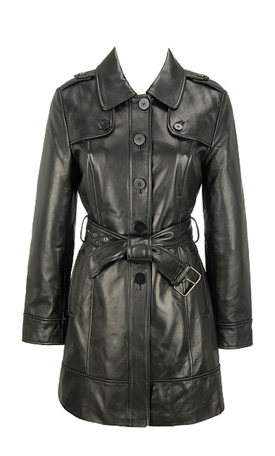Equo Plus Size Women Leather Coat