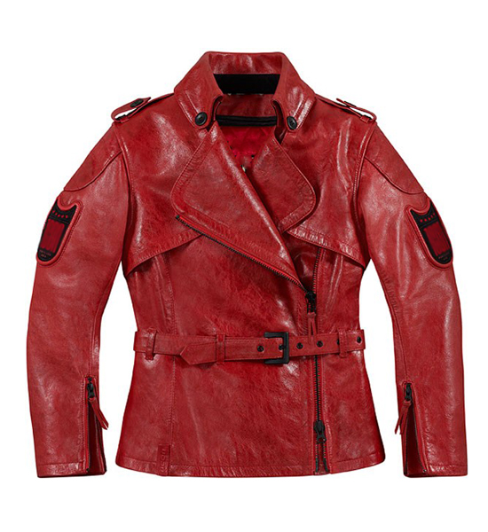 Linex Red Biker Jacket