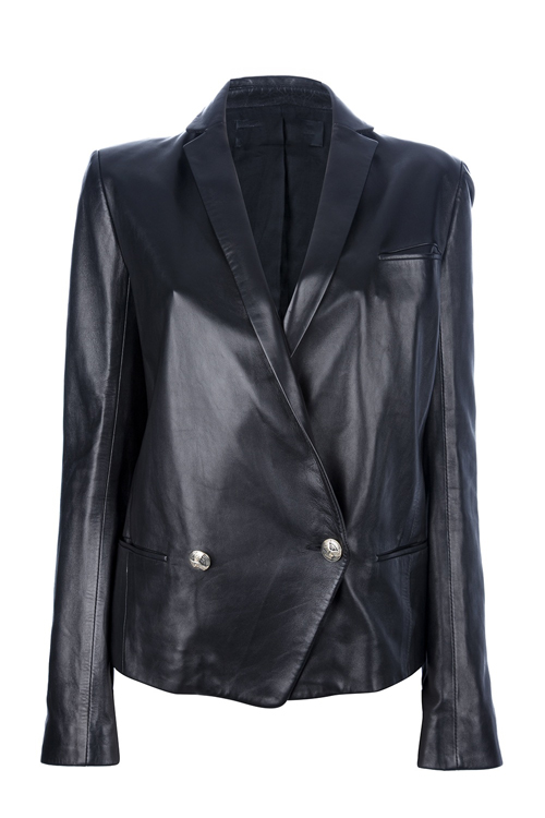 Pellucid Leather Blazer