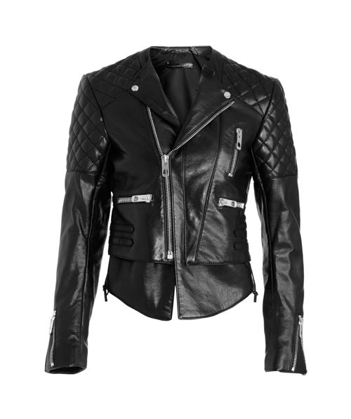 Kentellz Quilted Women Leather Jacket
