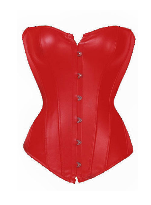 Rhosyn Plus Size Leather Corset 