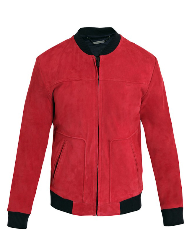 Rothic Red Bomber Jacket - Leather4sure Red Bomber Jackets