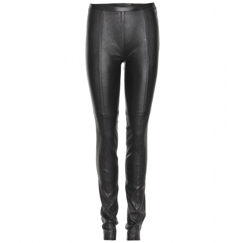 Roskin High Waisted Leather Pants