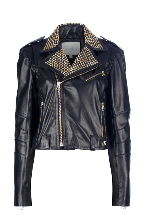 Roadstar Motorcycle Studded Jacket - Leather4sure Biker & Motorcycle ...