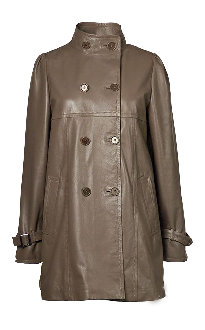 Plumbe Leather Coat