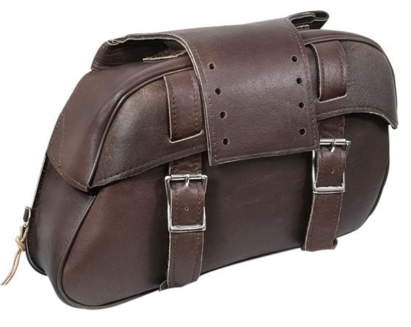 Somde Western Tan Leather Saddle Bag