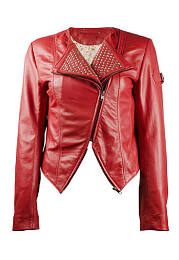 Princez Red Biker Jacket