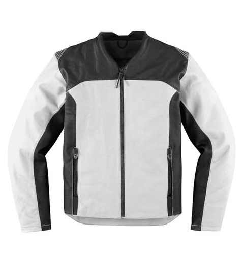 Humer White Biker Jacket