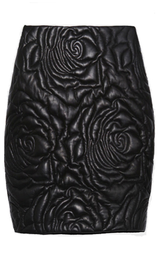 Rosex Quilted Leather Skirt