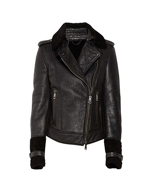 Moritex Shearling Motocycle Jacket