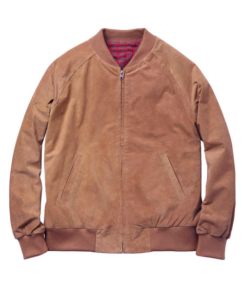 Drodos Suede Bomber Jacket