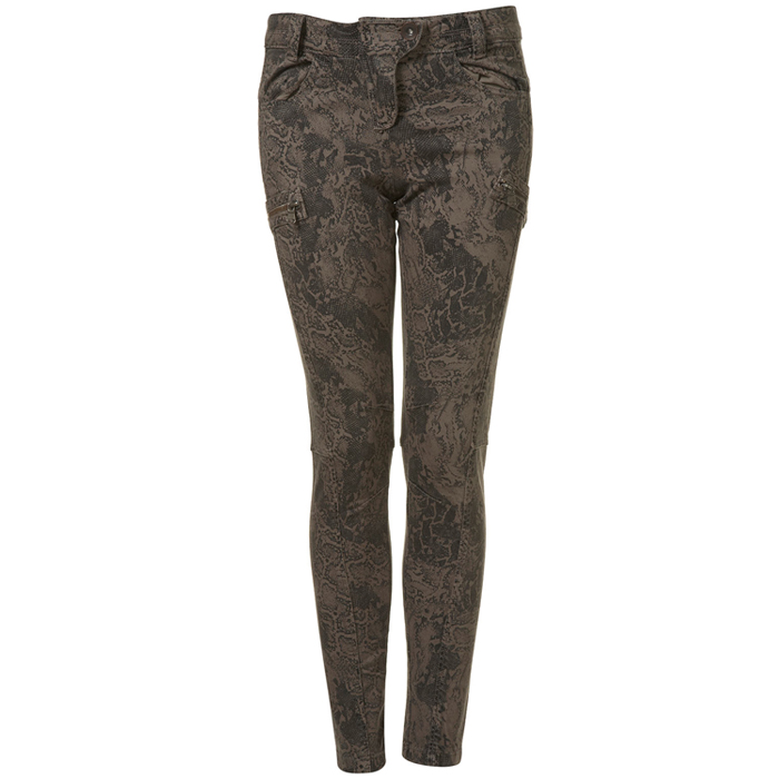 Rauna Snake Skin Leather Pants - Leather4sure Leather Pants