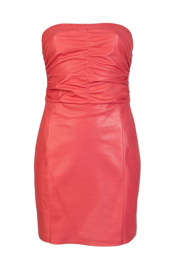 Marin Strapless Leather Dress