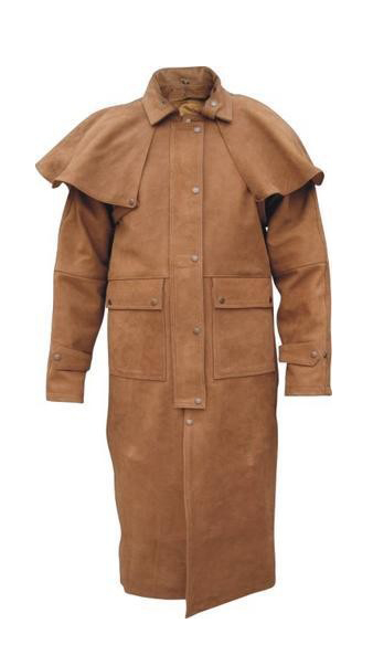 Menudo Duster Long Leather Coat