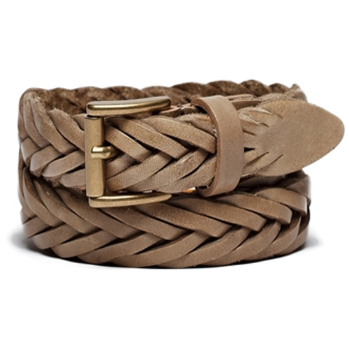 Ambert Braided Woven Leather Belt - Leather4sure Men