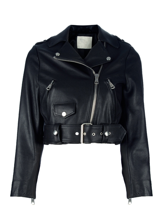 Meckx Cropped Biker Jacket