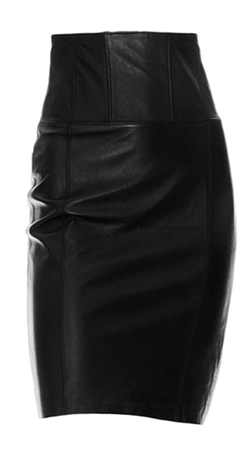 Breabex Leather Skirt - Leather4sure Black Leather Skirts