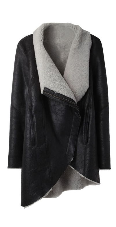 Pamio Designer Shearling  Coat 