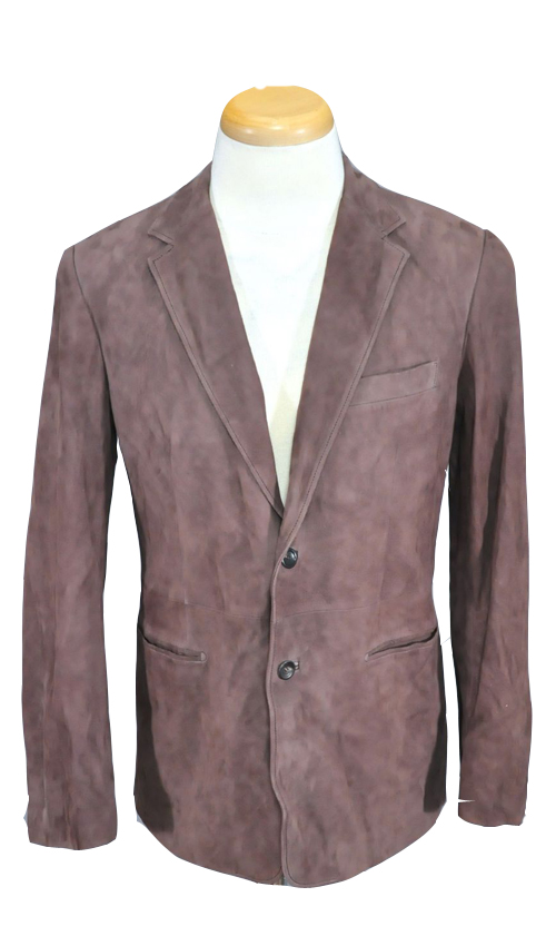 Haft Suede Sports Coat