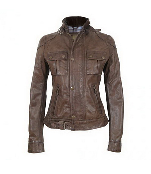 Antim Brown Bomber Jacket