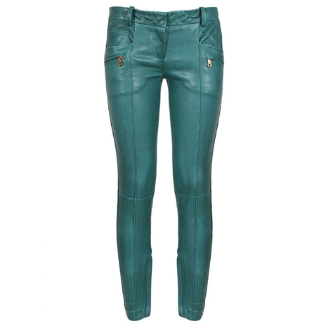 Suprasky Green Leather Pants