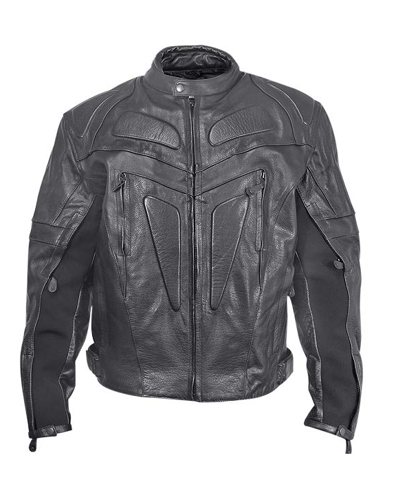 Sanderx Armoured Leather Moto Jacket