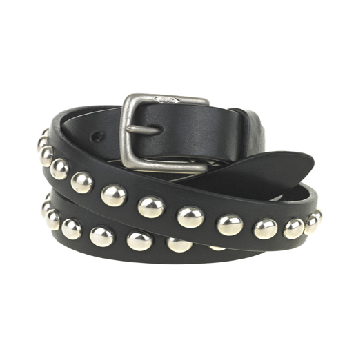 Ravic Leather Studded Belt - Leather4sure Leather Belts & Straps