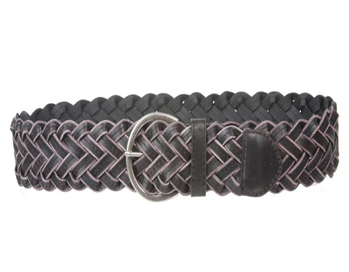 Blefer Braided Leather Belt - Leather4sure Women