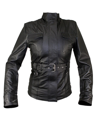 Pamit Black Designer Biker Jacket