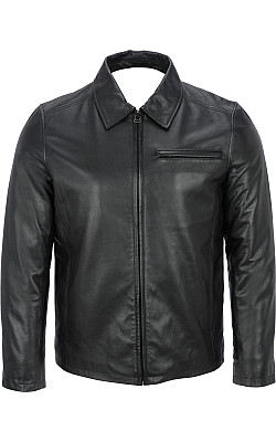 Classic Sable Leather Jacket