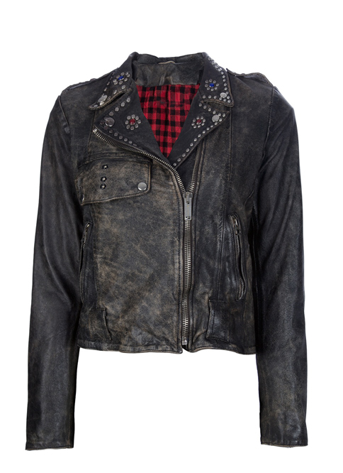 Brix Studded Moto Jacket