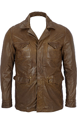 Victegerz Leather Coat