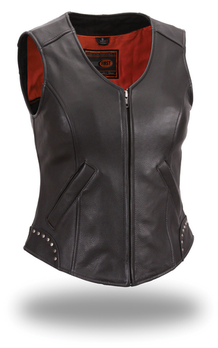 Stylex Rivet Leather Vest
