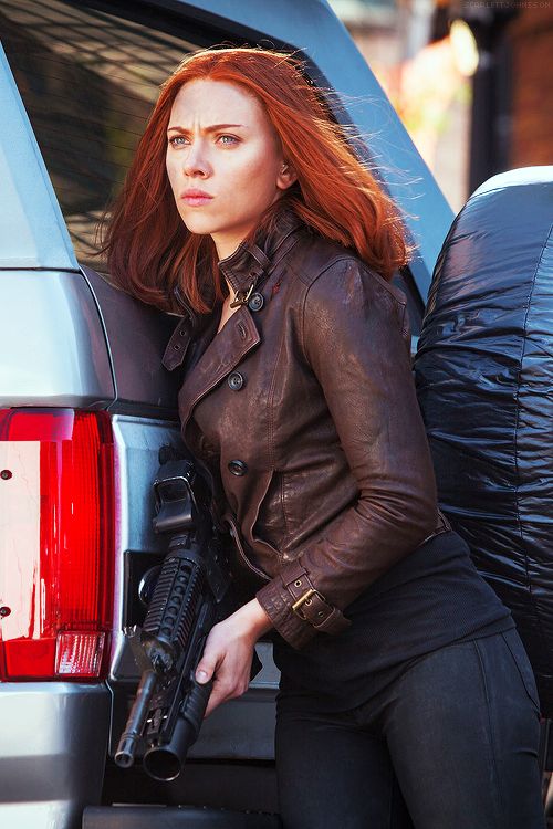 Scarlett Johansson Leather Jacket