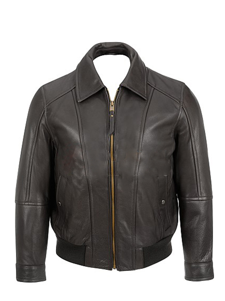 Crictez Bomber Leather Jacket