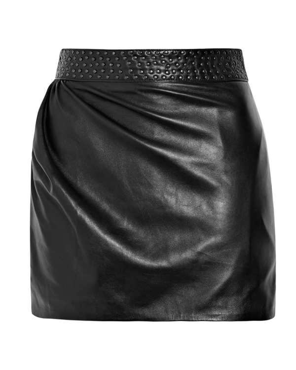 Axtra Plus Size Mini Skirt 