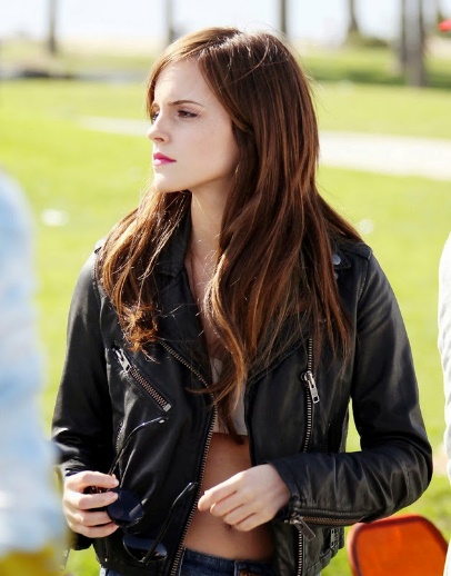 Bling Ring Emma Watson Leather Jacket - Jacket Makers