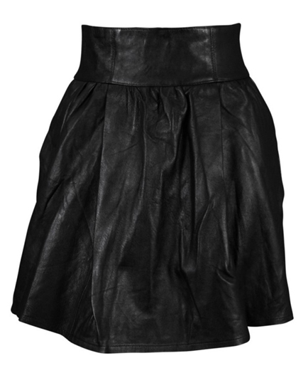 Lovees Leather High Waisted Skirt 