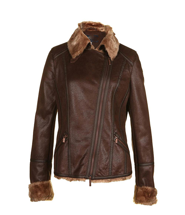 Kinge Brown Shearling Jacket