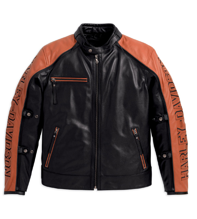 Pamez Harley Davidson Leather Cruiser Jacket