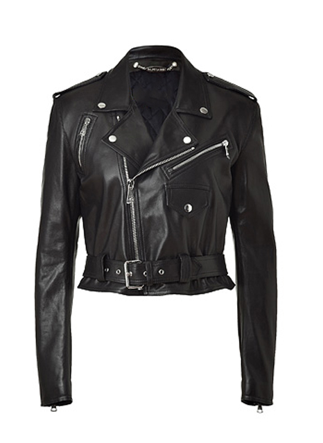 Eros Cropped Biker Jacket - Leather4sure Biker & Motorcycle Jackets