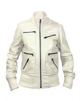 Pallidex White Bomber Jacket 